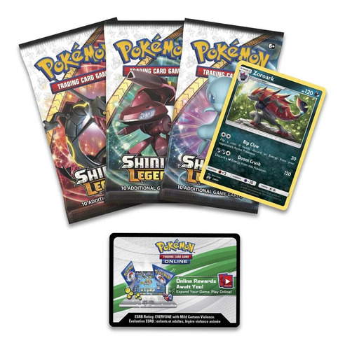 Jcc Pokémon: Caja De Cartas Coleccionables De Zoroark De Ley