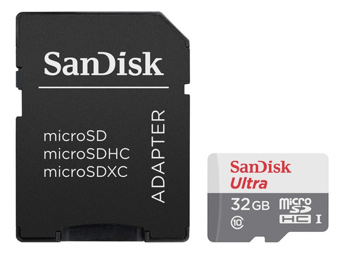 Micro Sd 32gb Sandisk Ultra Clase 10 Celular Tablet