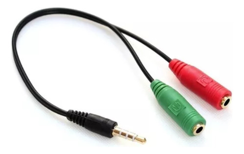 Cable Adapt 3,5 St 3 Polos A Microfono Y Auricular