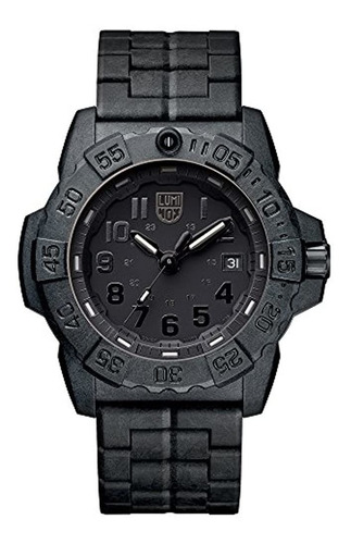 Reloj Para Hombre Luminox Navy Seal Black Out serie Xs.3502