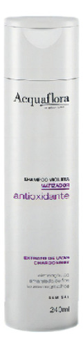 Shampoo Violeta Matizador Antioxidante 240ml Acquaflora 