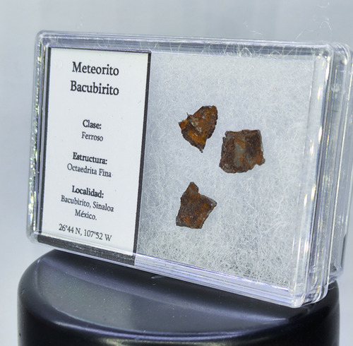 Mineral Raro Lotes Meteorito Bacubirito Octaedrita Autentica (Usado)