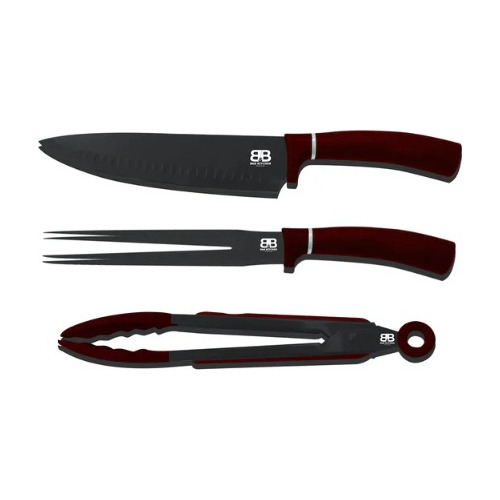 Set De Cuchillos Parrilleros 3 Pzs Byb Kitchen