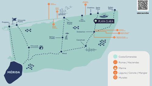 Lotes Urbanizados Playa Clara En Venta En La Costa Yucateca.
