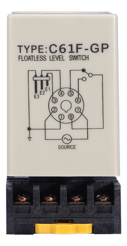 C61f-gp Ac220v 50/60hz Líquido Floatless Interruptor De Niv