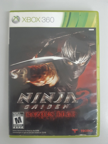 Ninja Gaiden 3 Razors Edge Xbox 360 Original Com Manual