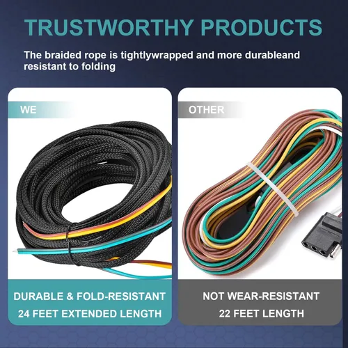 Arnés De Cableado Para Remolque, Kit De Luces Para Remolque