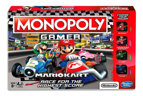 Monopoly Gamer Mario Kart Original Envío Gratis