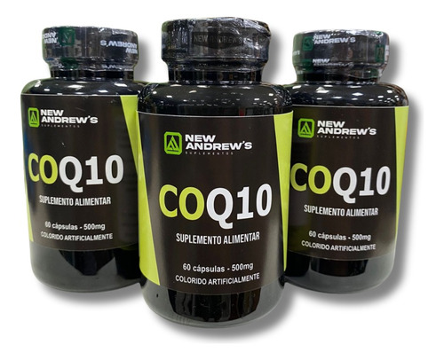 Kit 3 Coenzimas Q10 - 180 Cápsulas 500 Mg