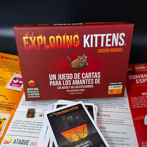 Juego De Mesa En Español: Aventura Explosiva