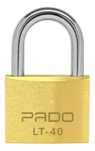 Cadeado Pado Aço Latão Não Enferruja Lt 40mm Com 2 Chaves