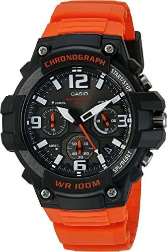 Casio 'heavy Duty Chronograph' Reloj Informal De Resina Y