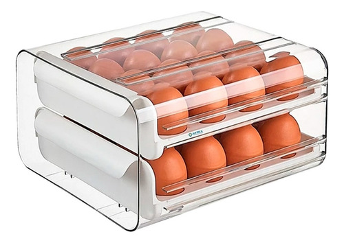 Caja De Almacenamiento De Huevos Doble Capa