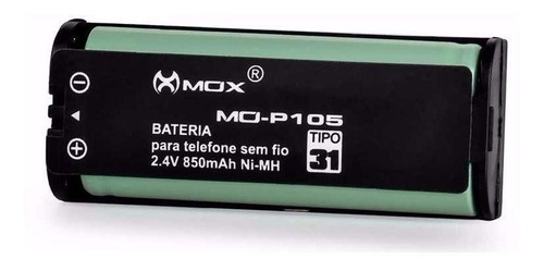 Mox Mo-p105 Bat Tel Sem Fio Panasonic P105 Mox Hhr 