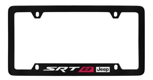 Jeep Red Srt-8 Soporte Para Placa De Matrícula Grabada Con P