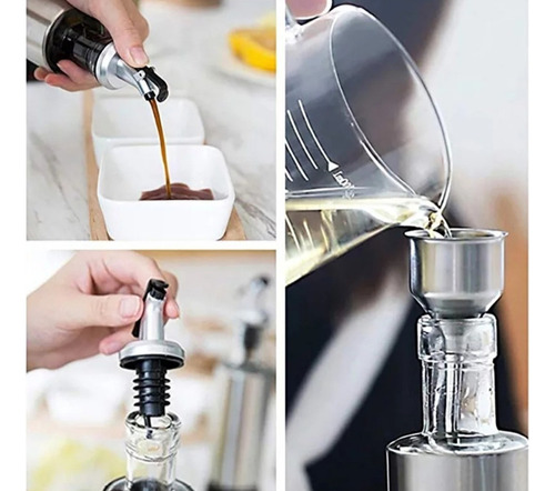 . Botella Dispensadora Aceite Vinagre Vinagreta Salsas 350ml