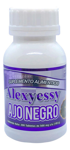 Ajo Negro 200 Tabletas De 500 Mg Alexyessy