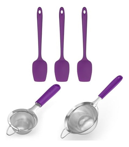 Juego De 3 Espátulas De Cuchara De Silicona Resistentes Al C