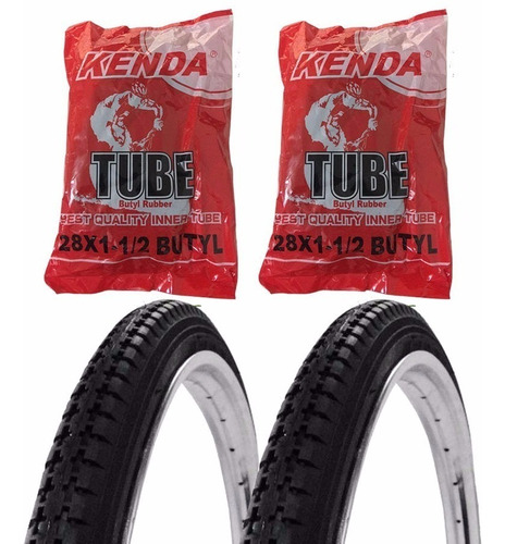 Par Pneu Pirelli Aro 28 X 1.1/2 + Par Camara Ar Kenda Oferta