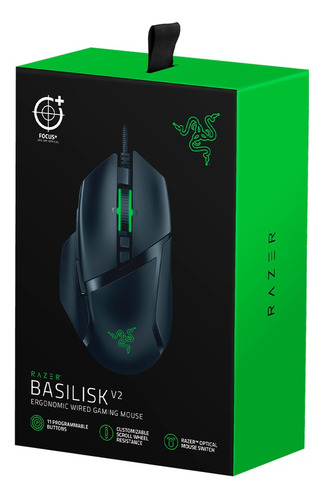 Mouse Gamer De Juego Razer  Basilisk V2 Negro (Reacondicionado)