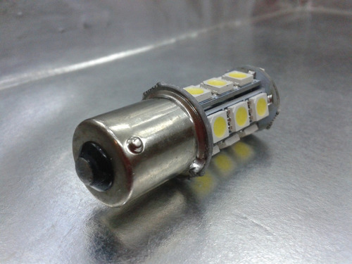 Foco Microled - 2 Focos 1156 5050 18 Smd Led Blanco 12 V
