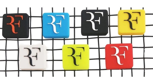Antivibrador Raqueta Tenis Roger Federer Logo Colores X5