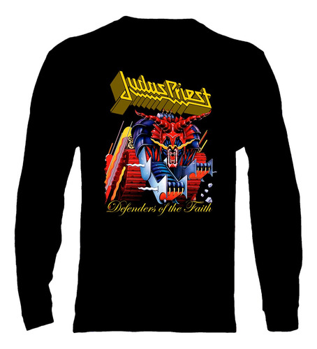 Polera Manga Larga Judas Priest - Ver 05 - Defenders Of The 