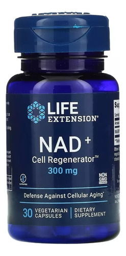 Life Extension, Nad+ 300mg, 30 Cápsulas, Regenerador Celular