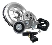 Comprar Kit Polias Roda Fonica Poli-v Vw Fusca Motor Ar Prata