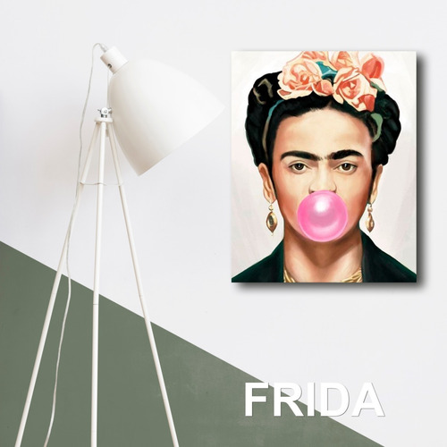 Cuadro Canvas Bubblegum Monroe,audrey, Bardot, Frida 40x50cm