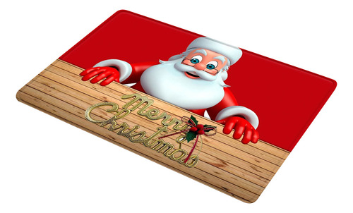 Felpudos Navideños Con Diseño De Feliz Bienvenida Para Inter