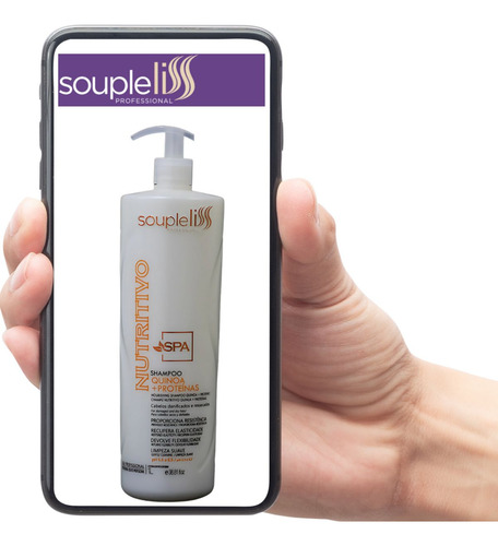 Shampoo Spa Nutritivo Soupleliss Para Cabelos Secos 1000ml
