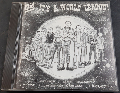 Oi! It's A World League! Cd The Business 4 Skins Anti Hero 
