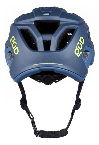 Casco Bicicleta Mtb Enduro Xco Gud Volcano Ciclismo Color Azul Talle M