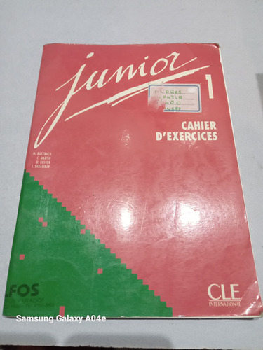 Libro Junior 1, Cahier D' Exercices. Cle International