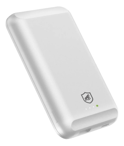 Carregador Portátil Nano Snap Magsafe - Wireless - Gshield Cor Branco