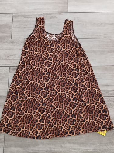 Vestido Animal Print Importado Talle Unico