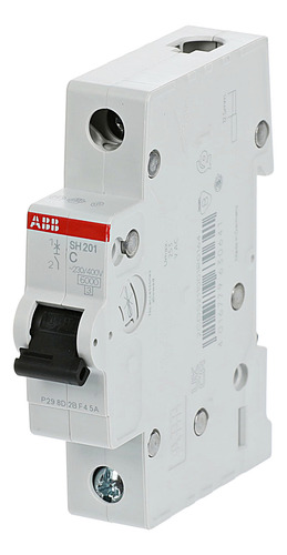 Interruptor Termomagnético S 201-c10 1p 10a 2cds251001r0104