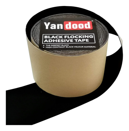 Black Flocking Adhesive Tape Para Tela De Projeção - Confira