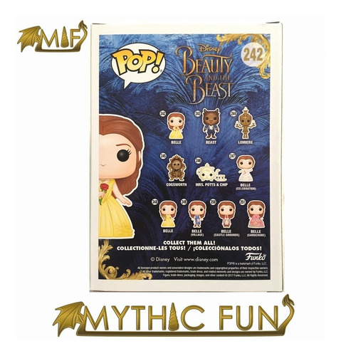 Funko Pop Disney - Belle 242 (bella Y La Bestia) (Usado)