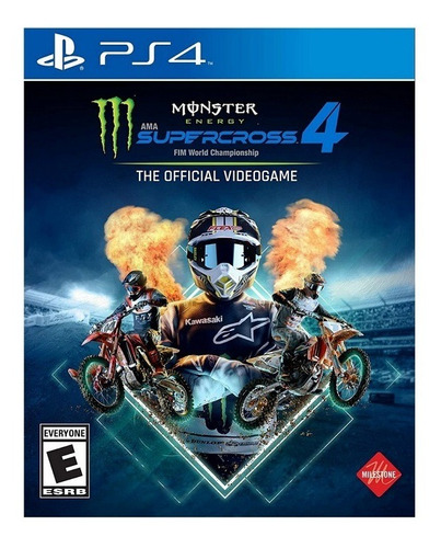Monster Energy Supercross 4 Ps4 Midia Fisica