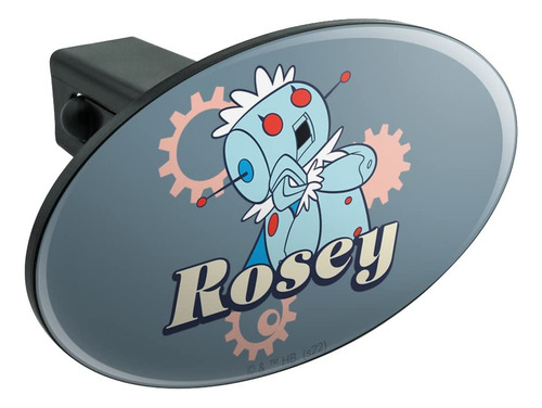 Grafico Ma Supersonico Rosey Oval Tow Trailer Hitch Cover