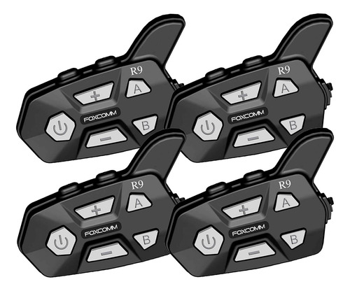 Pack X4 Intercomunicadores P/moto Fox R9 (multigrupo) 6 Pers