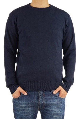 Sweater Tejido Hombre Cuello Redondo Hilo S A Xxl