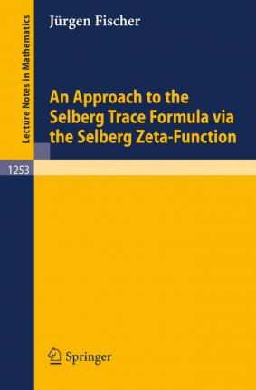Libro An Approach To The Selberg Trace Formula Via The Se...