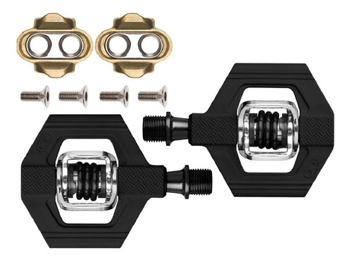 Pedales Crankbrothers Candy 1 Para Mtb Negros