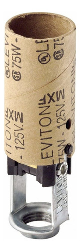 Leviton 10025 Candelabro Base, Una Pieza, Sin Llave, Incande