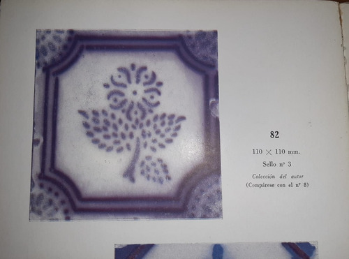 Imagen 2 de 8 de Antiguo Azulejo Pas De Calais N°82 7650