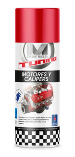 Pintura En Spray Tuning Motor-calipso Rojo 350ml Marson