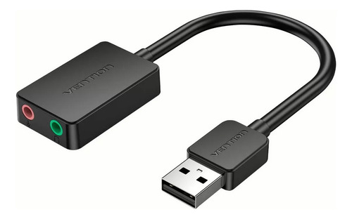 Adaptador Tarjeta De Sonido Externa Usb De 2 Puertos